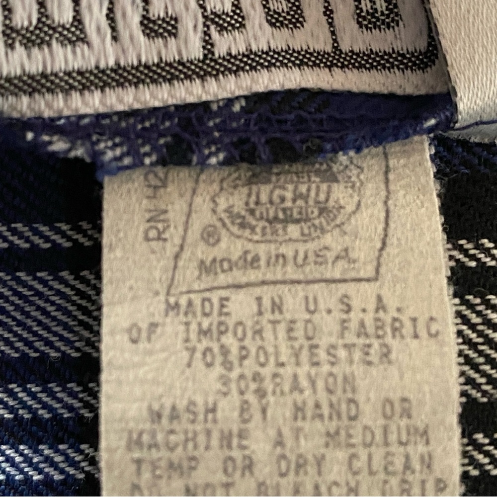 Vintage 90’s Michele Plaid Pleated Mini Skirt Size 8 - Picture 8 of 10